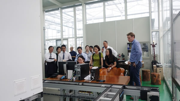 南荷蘭省農業(yè)和園藝業(yè)企業(yè)代表團參觀訪問AgriPheno?平臺